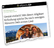 allgaeu.live – Genial einfach! Mit dieser Allgäuer Erfindung spielst Du nach wenigen Minuten Dein erstes Lied